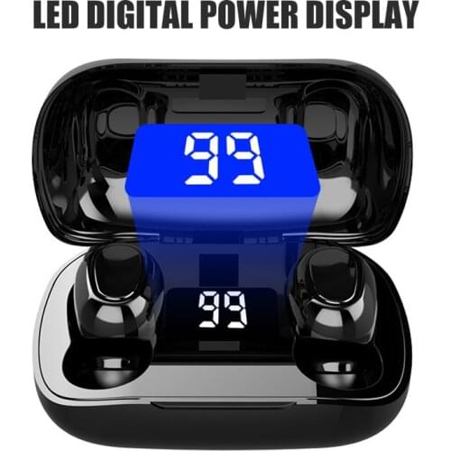 Wireless Bluetooth 5.0 Headphones for Android and iOS Smartphones Waterproof HiFi Stereo 350mAh Sports Bluetooth Headphones