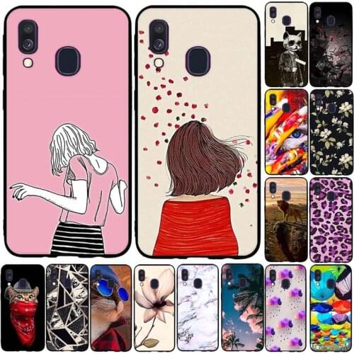 A Cover For Samsung A40 Case 2019 Soft TPU Silicon Phone Back Cover For Samsung Galaxy A40 Case Coque A 40 A405 A405F Bumper
