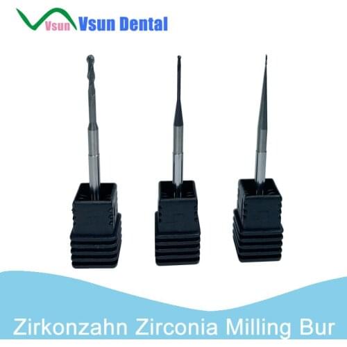 Zirkonzahn Zirconia Dental Laboratory Tools CADCAM Milling Burs Cutters for Lab Materials ZZ M1 M2 M5 M6