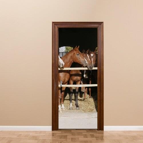 Colomac 3d wall door stickers self adhesive poster renovation creative living room bedroom home decor decoration accessories