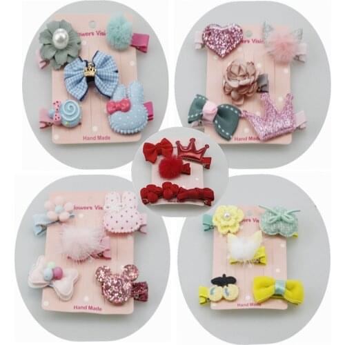 Baby headband Korean baby hair accessories girls crown hair bow heaband clips cute children hair band flower hairband 5pcs/lot