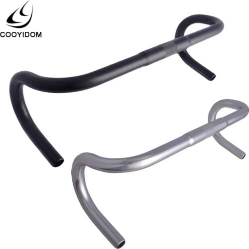 Handlebar Ultralight Racing Bicycle Bent Handlebar Aluminum Alloy 25.4*420mm Road Bike Handlebar Bike Accessories