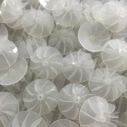 8pcs/H27mm diameter 62mm Hair dryer accessories motor fan blades / wind turbine / barber salon common duct wind page 4mm hole