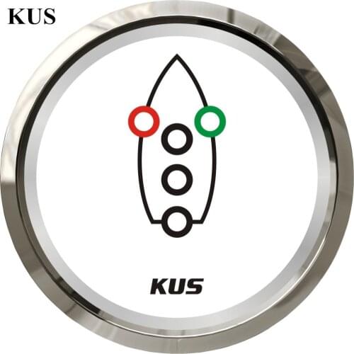 Best Price !!! 52mm KUS navigation indicator/ BS-5LED with navigation controller white faceplate