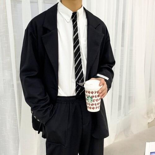 Mens Leisure High Quality Coats Western-style Clothes Suit Jackets Chic Loose Blazer Grey/black/green Color Outerwear M-3XL