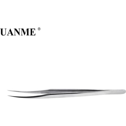 UANME SA-16 125mm Curved Electronic Tweezers Set Anti-magnetic Tweezer For Mobile Phone Repair Tools Kit