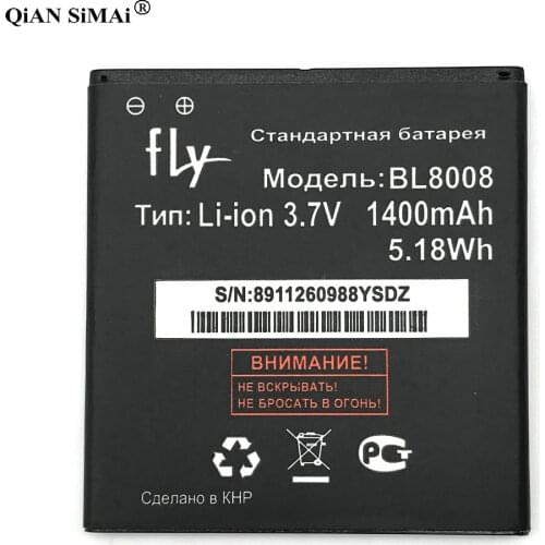 New High Quality BL8008 1400mAh battery For Fly FS401 phone