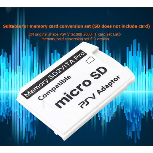 Memory Card Adapter Carrying Decor Dustproof Portable SD2VITA 6.0 for PlayStation PS Vita 1000 2000 3.65 System