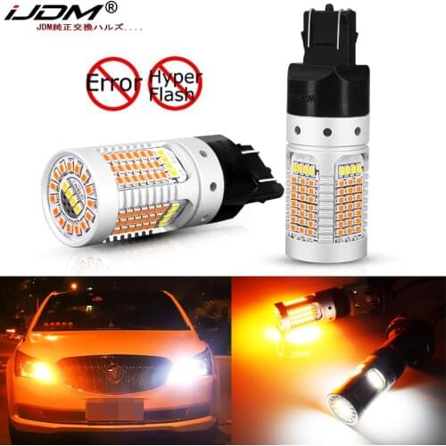 IJDM Switchback LED Bulb For Turn Signal/DRL Car Light T20 Led 7443 W21/5W 1157 BAY15D P21/5W T25 3157 P27/7W No Hyper Flash LED