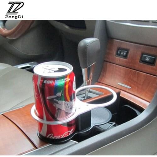 ZD 1Pc Car water cup holder Double mouth for Citroen C4 C5 Kia Cerato Sorento Ceed Opel Astra H J G Insignia Vectra C 2017