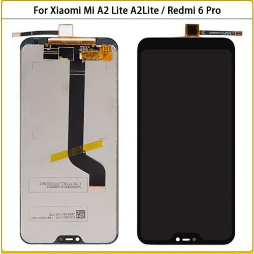 New 5.84" For Xiaomi Mi A2 Lite A2Lite / Redmi 6 Pro LCD Display Touch Screen Panel Digitizer Sensor Assesmbly LCD Replacement