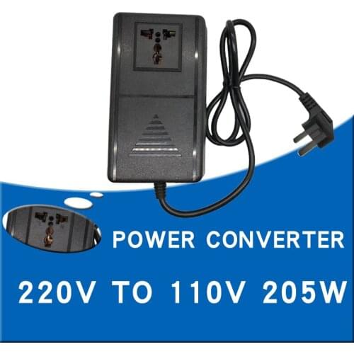 110V Power Transformer 220V to 110V Electrical Voltage Converter 205W Transformer Plug Universal Power Supply Adapter