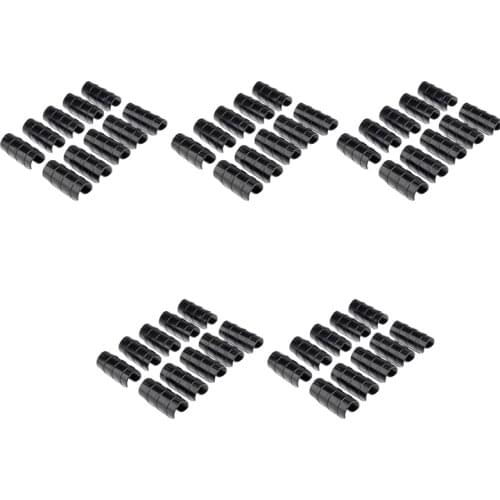 50-Piece Greenhouse Frame Pipe Clamp Film Net Shade Sail Clip 32mm Garden Tools