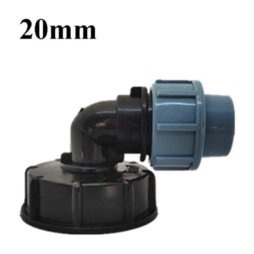 Accessories reducer water pipe ton garden lawn barrel thick connector hose adapter practical elbow faucet tool home IBC valve