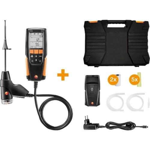 Testo 310 Set Entry Level CO and O2 Flue Gas Analyzer 0563 3110 With Printer
