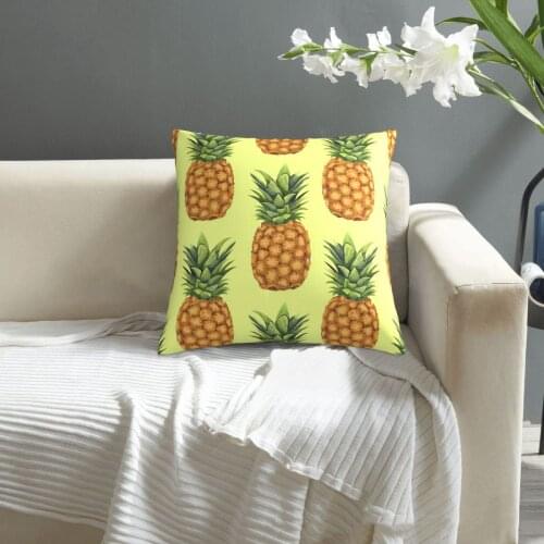 Seamless Pattern With Pineapples pillowcase printed cushion cover sofa waist pillow pillow cover