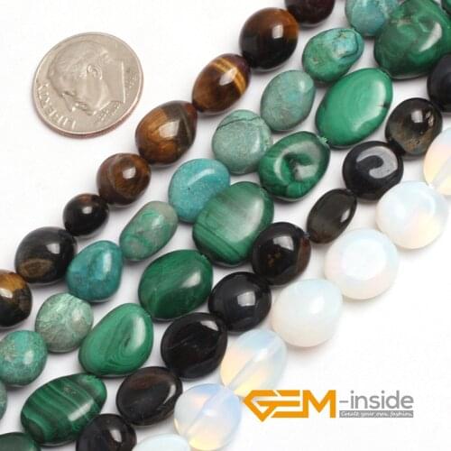 10X12MM Potato Natural Stone Beads For Jewelry Making Strand 15"DIY Freeform Nugget DIY Jewelry Loose Beads