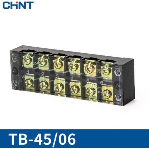 CHNT 3 Position Terminal Group Type Connection Link Row TB-4506 45A Solder Seal Heat Shrink Butt Connector Pop Socket