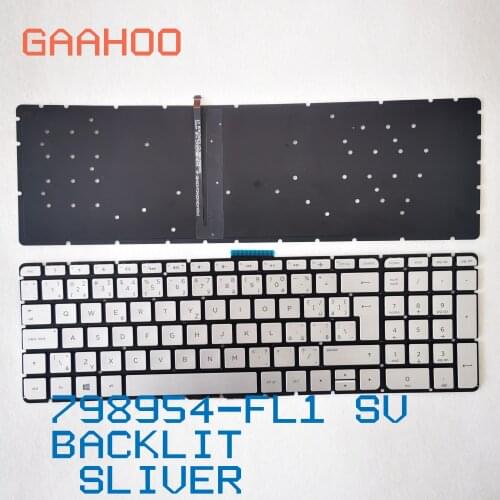 CS CZ\SK Brand new original Laptop Keyboard For HP Pavilion 15-AB 15-AK 15z-ab100 15z-ab 15AK 15ab Backlit SLIVER