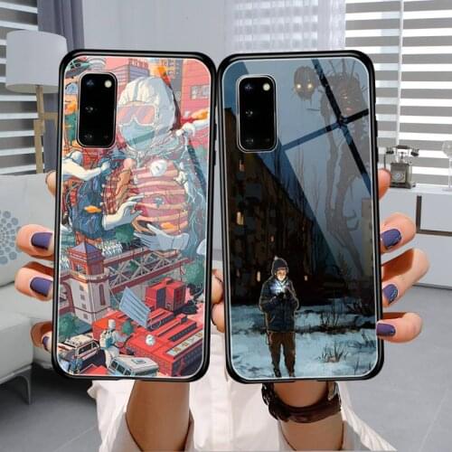 The other side of the weird world Phone Case Glass For Samsung S7 S8 S9 S10E S20 21 30 Plus ultra Note 8 9 10 Plus A7 2018