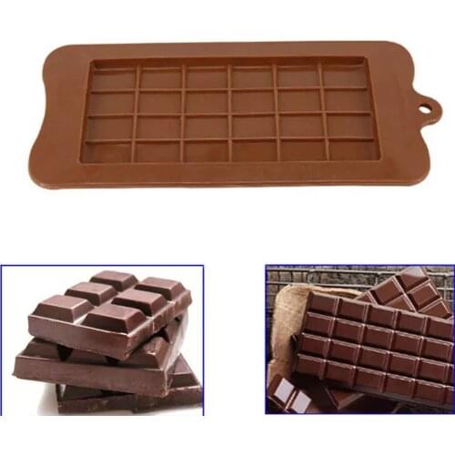 Chocolate Molds Bakeware Cake Molds High Quality Square Eco-friendly Silicone Silicone mold DIY 1PC food grade 24Cavity [3]