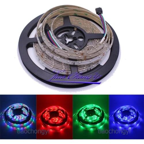 12V 5M 300leds 335 RGB Colorf LED Side View Emitting Flexible Strip Light IP65