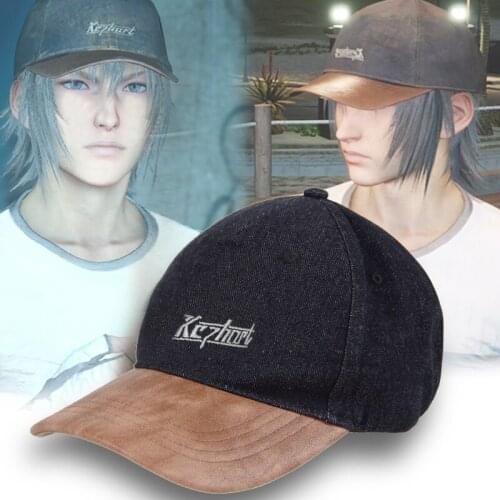 Final Fantasy XV Noctis Lucis Caelum Cosplay Hat FF15 Embroidered Baseball Cap Halloween Costume Accessories Gift
