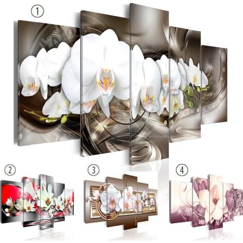 2019 Hot Sell HD Canvas Print Modern Fashion Wall Art the Flower for Home Decoration Choose Color & Size( No Frame )