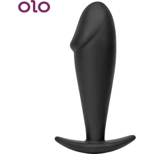 OLO Prostate Massage Portable Sex Toys For Women Men Gay Vagina Stimulate G-Spot Silicone Anal Plug Butt Plug