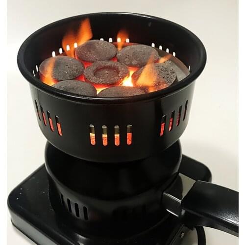 1 Set Multifunctional Electric Charcoal Stove Starter Suitable For Hookah Charcoal Barbecue Metal