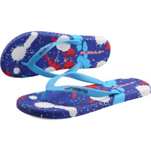 Summer Mens Flip Flops Graffiti Big Size Men Slippers Hot Sale Pinch Feet Thongs Non-slip Outdoor Male Beach Shoes Dropshipping