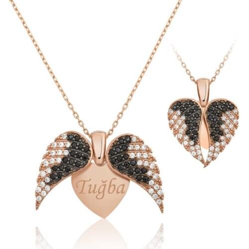 Real Silver 925 Jewelry Sterling Silver Heart Is Lady Necklace