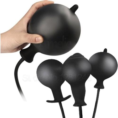 New Large Expandable Anal Dilator Inflatable Anal Plug Big Huge Dildo Vagina Masturbator Adults Anal Sex Toys For Women Men Gay