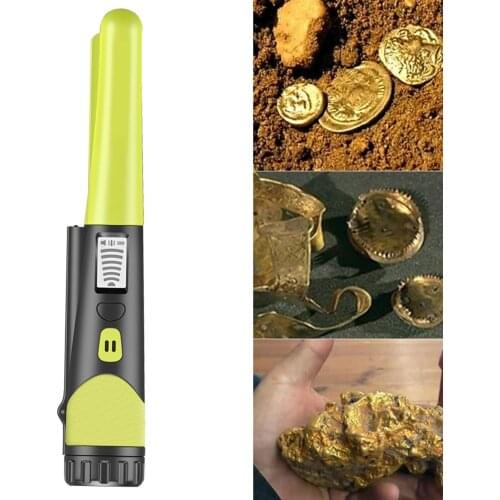 2021 Upgrade Handheld Pinpointer Metal Detector Pinpoint Metal Finder waterproof Hand Held Gold Detector Treasure Hunter Yellow