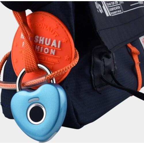 Fingerprint Door Lock Keyless USB Rechargeable Smart Thumbprint Padlock Anti-theft Electric Mini Lock For Luggage Case