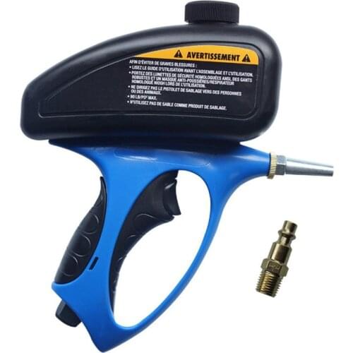 Anti-rust Sandblaster Handheld Pneumatic sand blasting machine Glass Tombstone Sprayer Sandblasting Machine with Small Nozzle