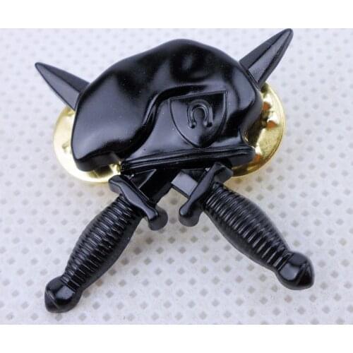 SOLDIER OF FORTUNE HAT PIN OMEGA FORCE BERET DAGGER PIN Commandos Magazine