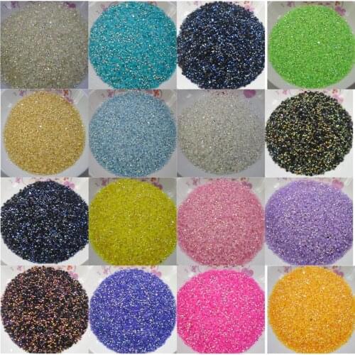 SS6 jelly AB 14 facets round resin crystal rhinestones 2mm flatback phone nail art diamond bag decorations use glue 100000pcs