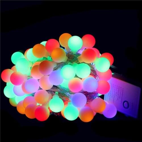 LED Bulb String Light 10M/20M/30M/50M String Light holiday decoration lamp Festival Christmas lights outdoor lighting