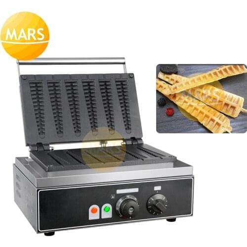 Commerical 220V 110V Lolly Waffle Maker Wafle on a Stick Iron Machine Waffle Stick Baker Equipment Waffle Iron Cake Oven with CE