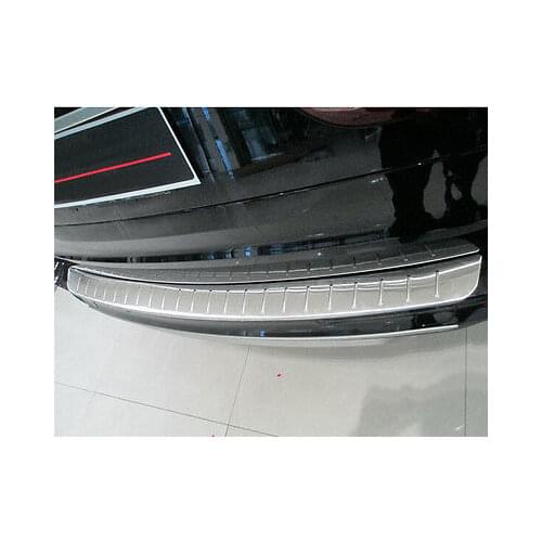 Stainless steel Rear sill bumper cover Plate 1pcs For BMW X5 F15 2014 2015