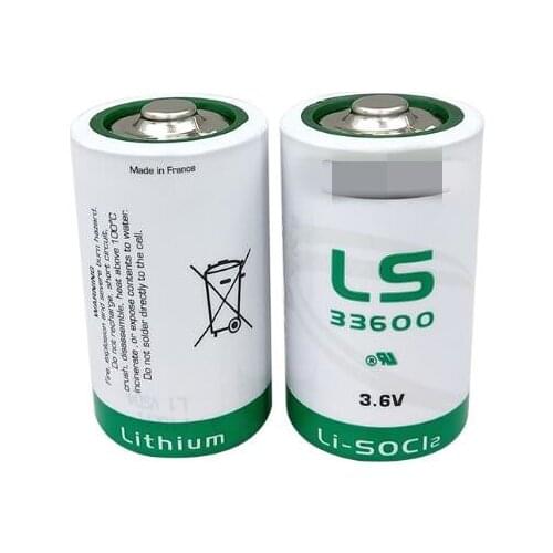 1PCS French original LS33600 3.6V lithium battery D type 1 flow meter battery ER34615