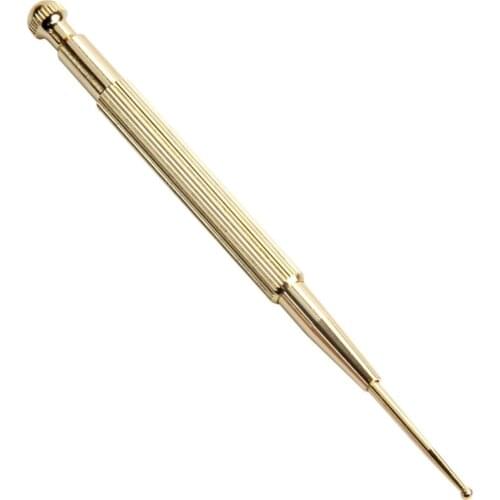 1 Pc Auricular Stick Body Stimulator Acupressur Probe With Built-in Ear Acupressure Pen Health Accessories Massage Tool Brass