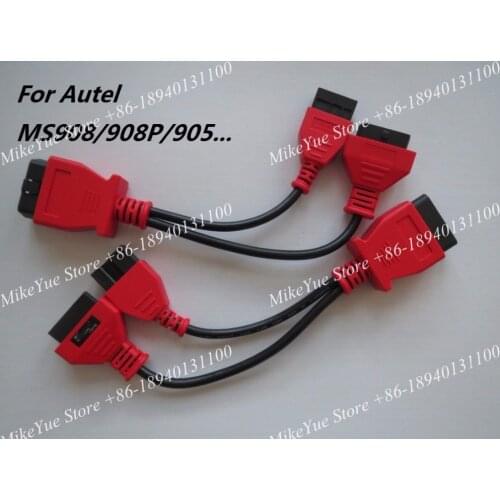 For Autel For MITSUBISHI for HYUNDAI -12+16 Pins MaxiSys Pro MS906 MS906BT MS906TS MS908S Pro Mini MaxiCOM MK908P OBD I Adapters
