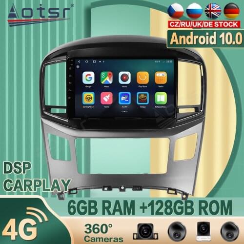 For Hyundai H1 2016-2019 Android Car radio Player GPS Navigation 360 camera Auto Stereo Multimedia Video Headunit DSP carplay 4G