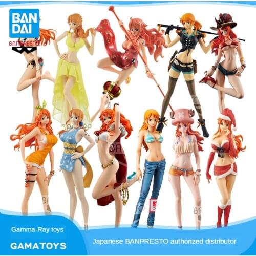 Bandai Ong Piece Fanatic Theater Flash Charm Kimono FDS Nami SSP Garage Kit One Piece Namei Collection Perona