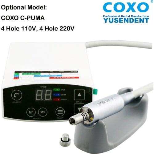COXO Dental LED Brushless Electric Mini 4 Hole Micro Motor C-PUMA fit NSK KAVO
