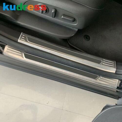 Car Door Sill Plate For Chevrolet Blazer 2019 2020 Stainless Steel Car Outer Door Protector Sill Plates Guards Accessories