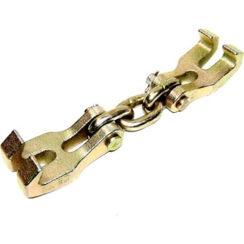 Double Claw Hook Chain Shortener Clamp Bumper Hook Puller Auto Body Dent Repair