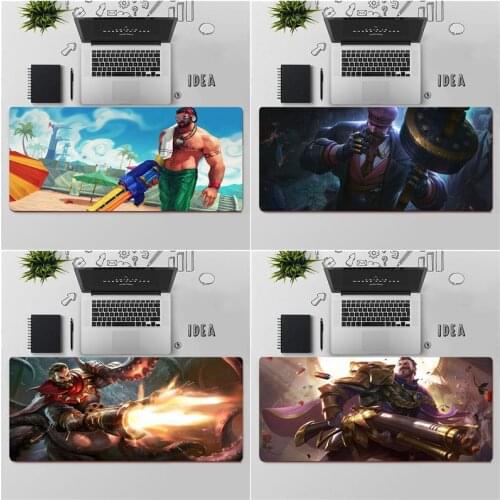FHNBLJ Top Quality League of Legends Graves Unique Desktop Pad Game Mousepad Free Shipping Large Mouse Pad Keyboards Mat